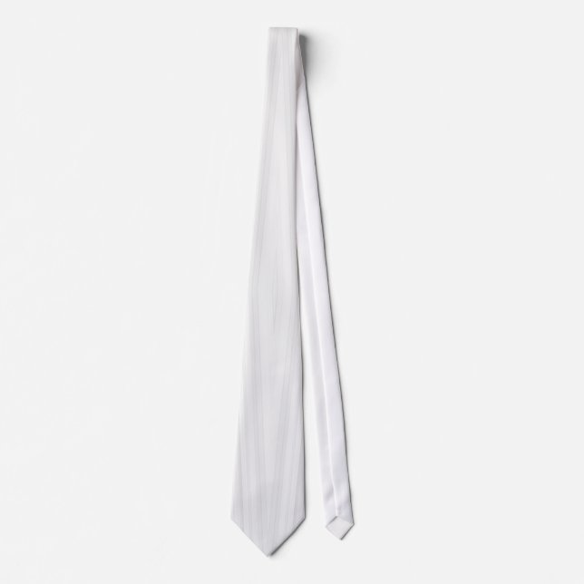 Corbata Tie Diamond Stretch - Blanco (Anverso)