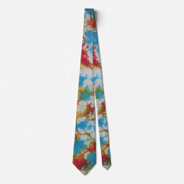Corbata Tie Dye con Arrugas (Anverso)