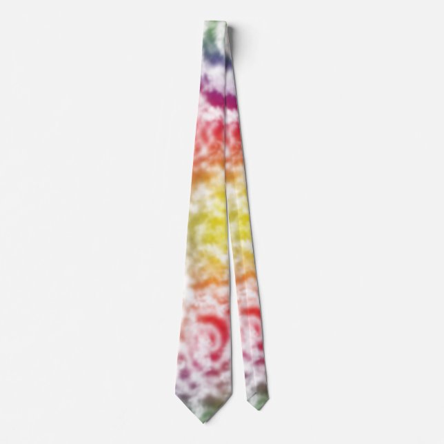 Corbata Tie Dye Vibrant Squiggle (Anverso)