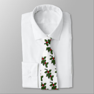 Corbata Tie - Hojas y Berries