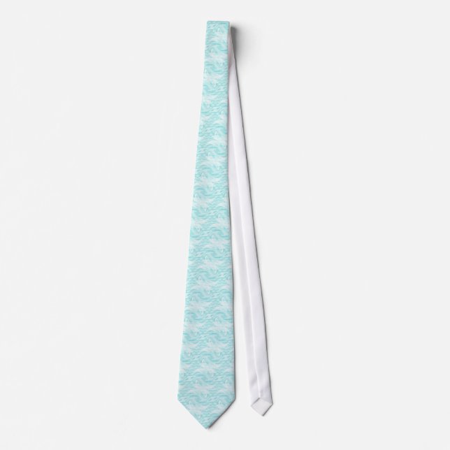 Corbata Tie Iris - Aqua (Anverso)