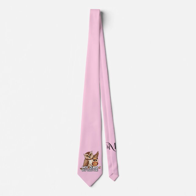 Corbata Tie: Mi papá mi viejo (rosa) (Anverso)