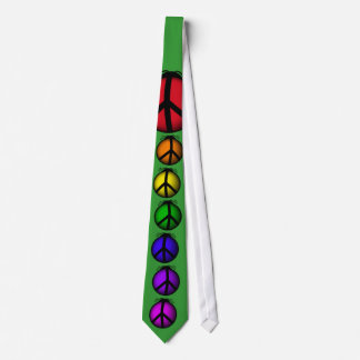 Corbata Tie, Peace Ladybugs Colores del arcoiris lo Person