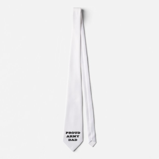 Corbata Tie Proud Army Dad (Anverso)