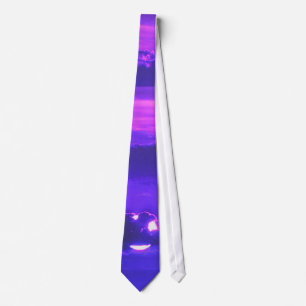 CORBATA TIE/PÚRPURA DE LA LUZ DE LA LUNA