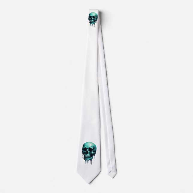 Corbata tie skull  (Anverso)