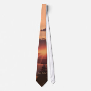 Corbata Tie Sunrise Lake Tahoe
