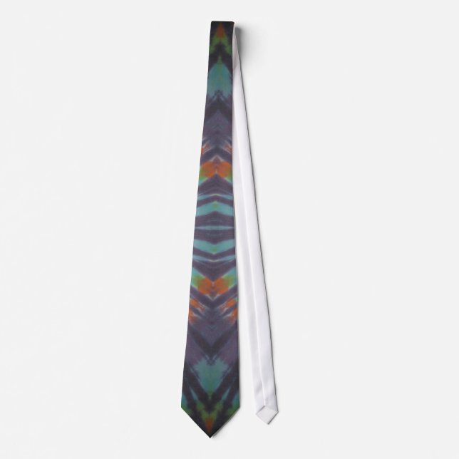 Corbata tiedye-black-swirls2 (Anverso)