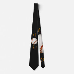 Corbata Tiempo de béisbol, hora de jugar