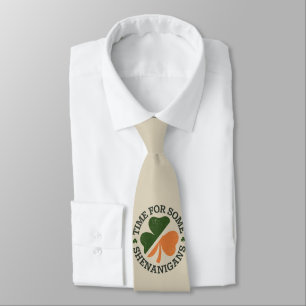 Corbata Tiempo de San Patricio para algunas travesuras de