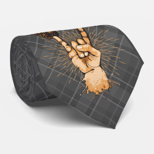 Corbata Tiempos de peñón y cuello rollo