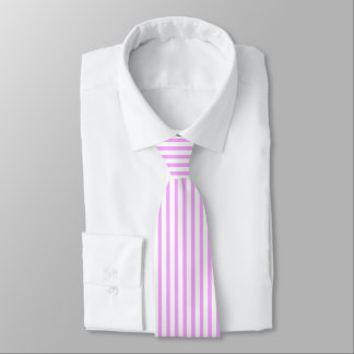 Corbata Tiempos rosados y blancos