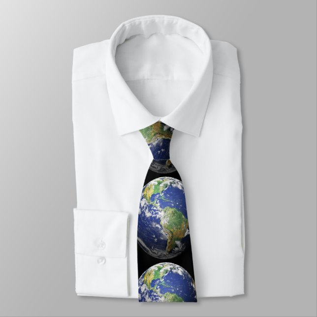 Corbata Tierra - Efecto 3D (Atado)