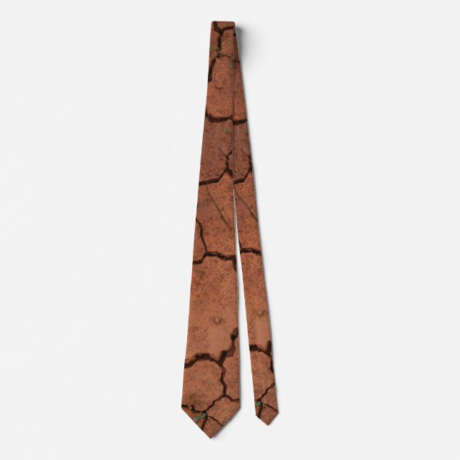 Corbata tierra seca y agrietada (Anverso)