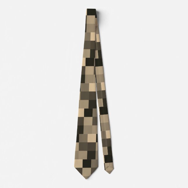 Corbata Tierra Tone Digital Dazzle Camo Tie (Anverso)
