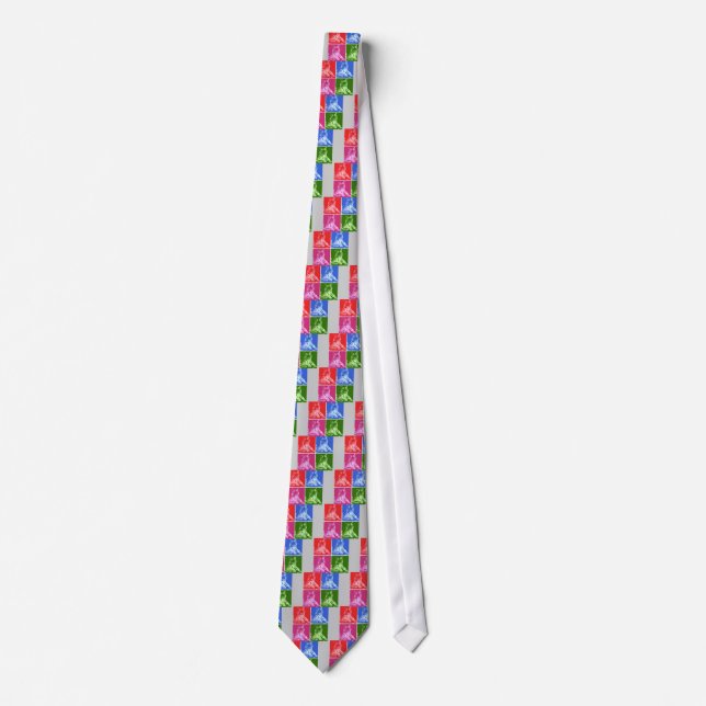 Corbata Tigres coloridos (Anverso)