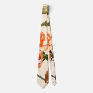 Corbata Tigres De Lilies Y Cuerdas