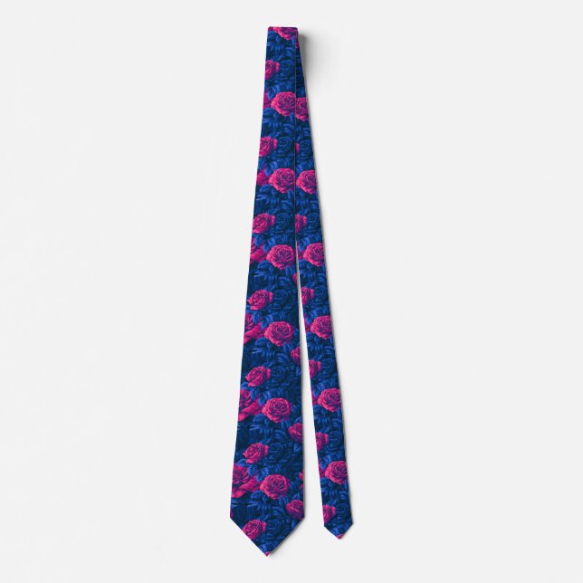 Corbata Tío Comienzo Patrón Rosa (Anverso)