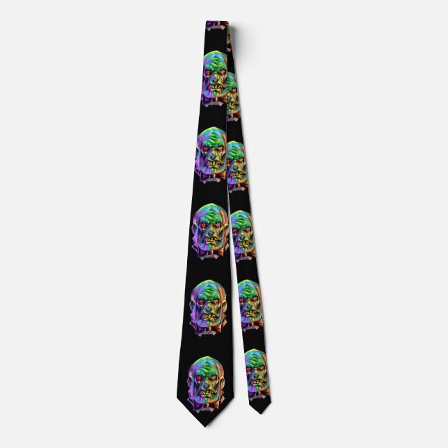Corbata Tío Ugly Monster Head Tie (Anverso)