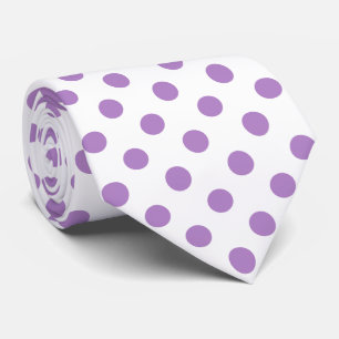 Corbata Típico polka púrpura domina los círculos
