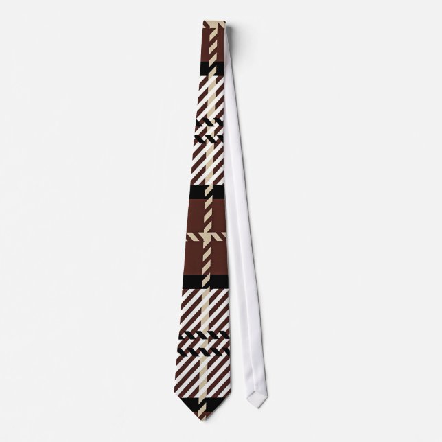 Corbata Tira a rayas retro (Anverso)