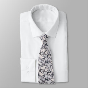 Corbata Tira abstracta gris claro gris claro gris claro