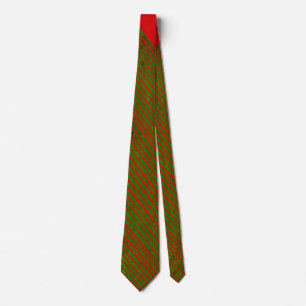 Corbata Tira de banda verde roja