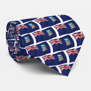 Corbata Tira de bandera de las Islas Malvinas