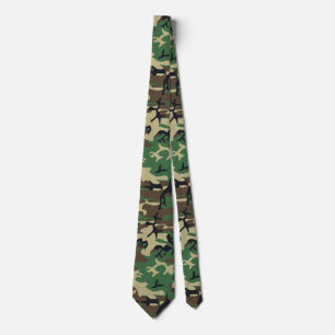 Corbata Tira de camuflaje militar