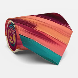 Corbata Tira de cuello de compartimento de color dinámico