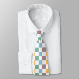 Corbata Tira de cuello de tablero de ajedrez