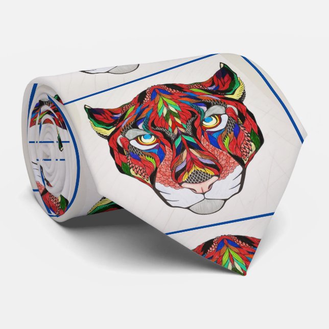 Corbata Tira de cuello de tigre (Enrollado)