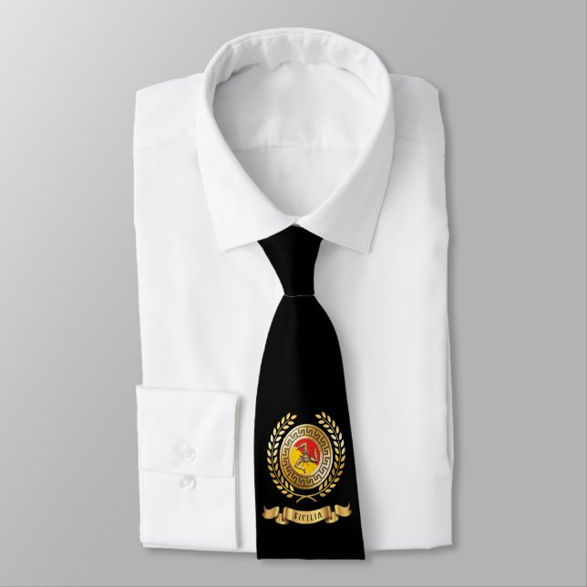 Corbata Tira de cuello patriótico siciliano (Atado)