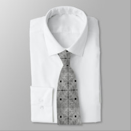 Corbata Tira de cuello serenata de plata
