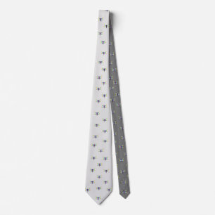 Corbata Tira de impresión de libélula