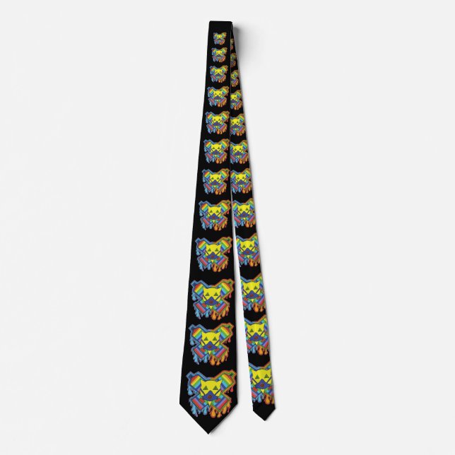 Corbata Tira de máscara de gasa porcentual (Anverso)