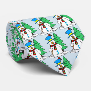 Corbata Tira de muñeco de invierno