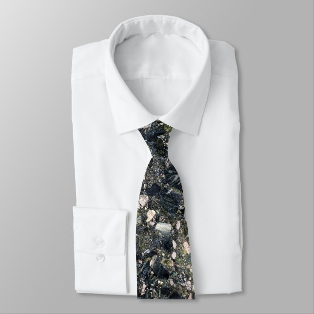Corbata Tira de patrón de piedra granítica (Atado)