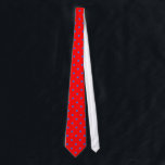 Corbata Tira de polka polka clásica, azul real sobre rojo<br><div class="desc">Lunares! Uno de los patrones clásicos de las prendas de vestir que se ve muy bien en las corbatas. Esta corbata de puntitos polka presenta pequeños puntos azules reales en rojo.</div>