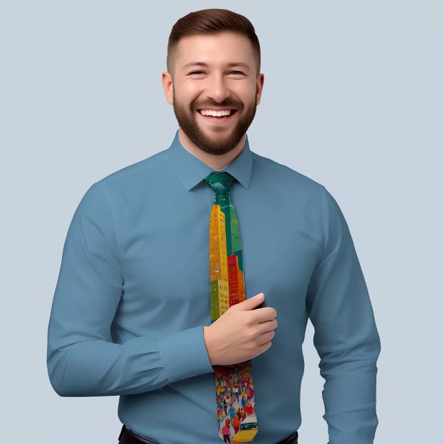 Corbata Tira de rascacielos urbanos (Subido por el creador)
