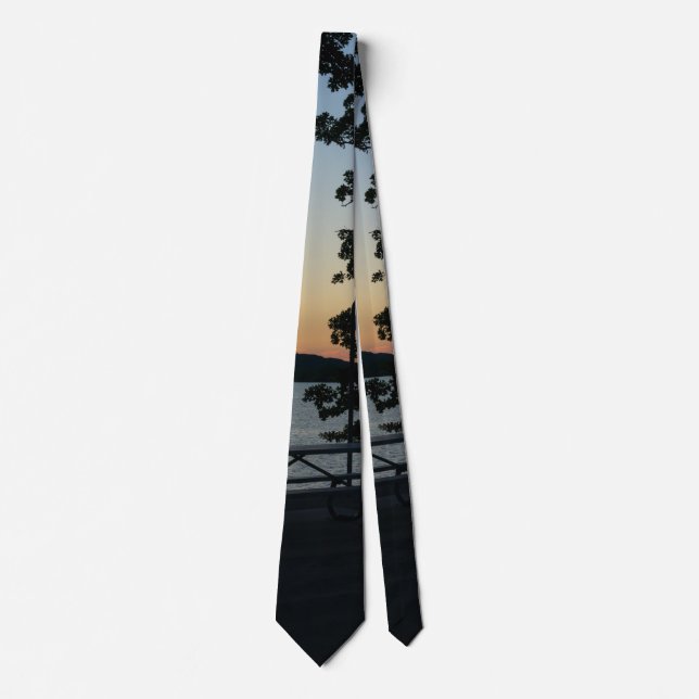 Corbata Tira de sol de silueta de rock de mesa (Anverso)