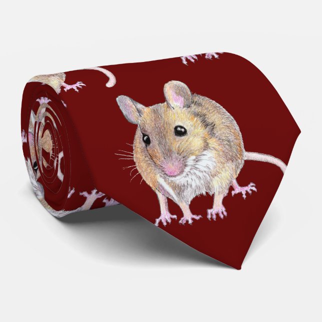 Corbata Tira del cuello del ratón (Enrollado)