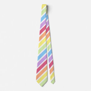 Corbata Tira diagonal en el cuello del arcoiris del pasto
