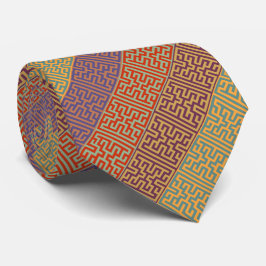 Corbata Tira geométrica bohemia