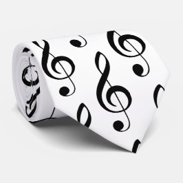 Corbata Tira musical de Treble Clef