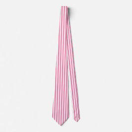 Corbata Tira Pinstripe Rosa