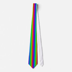 Corbata Tiras arco iris - Patrón