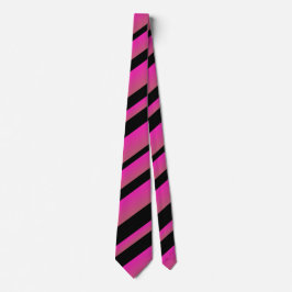 Corbata Tiras diagonales múltiples rosadas rosadas rosadas