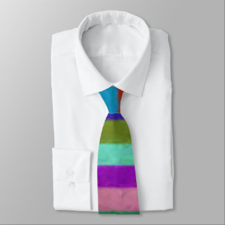Corbata Tiras pintadas de colores