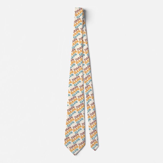 Corbata Tired Dads Club Funny (Anverso)